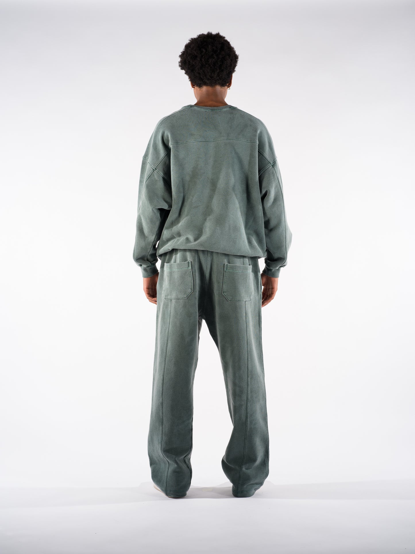 Sweatshirt Eagle Logo Vintage Green