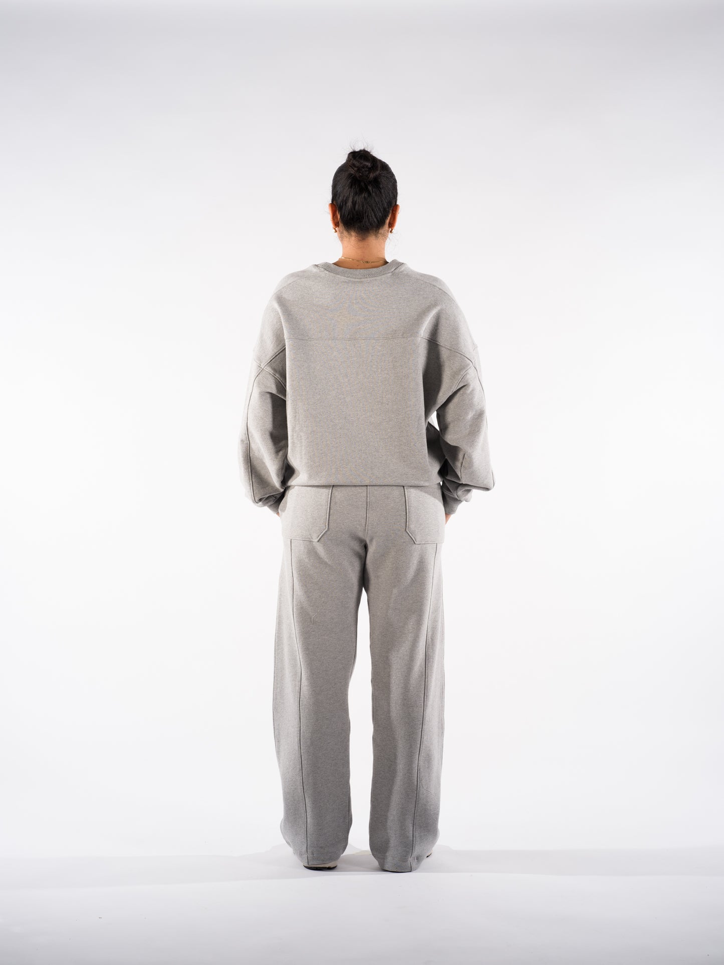 Sweatshirt Eagle Logo Grey