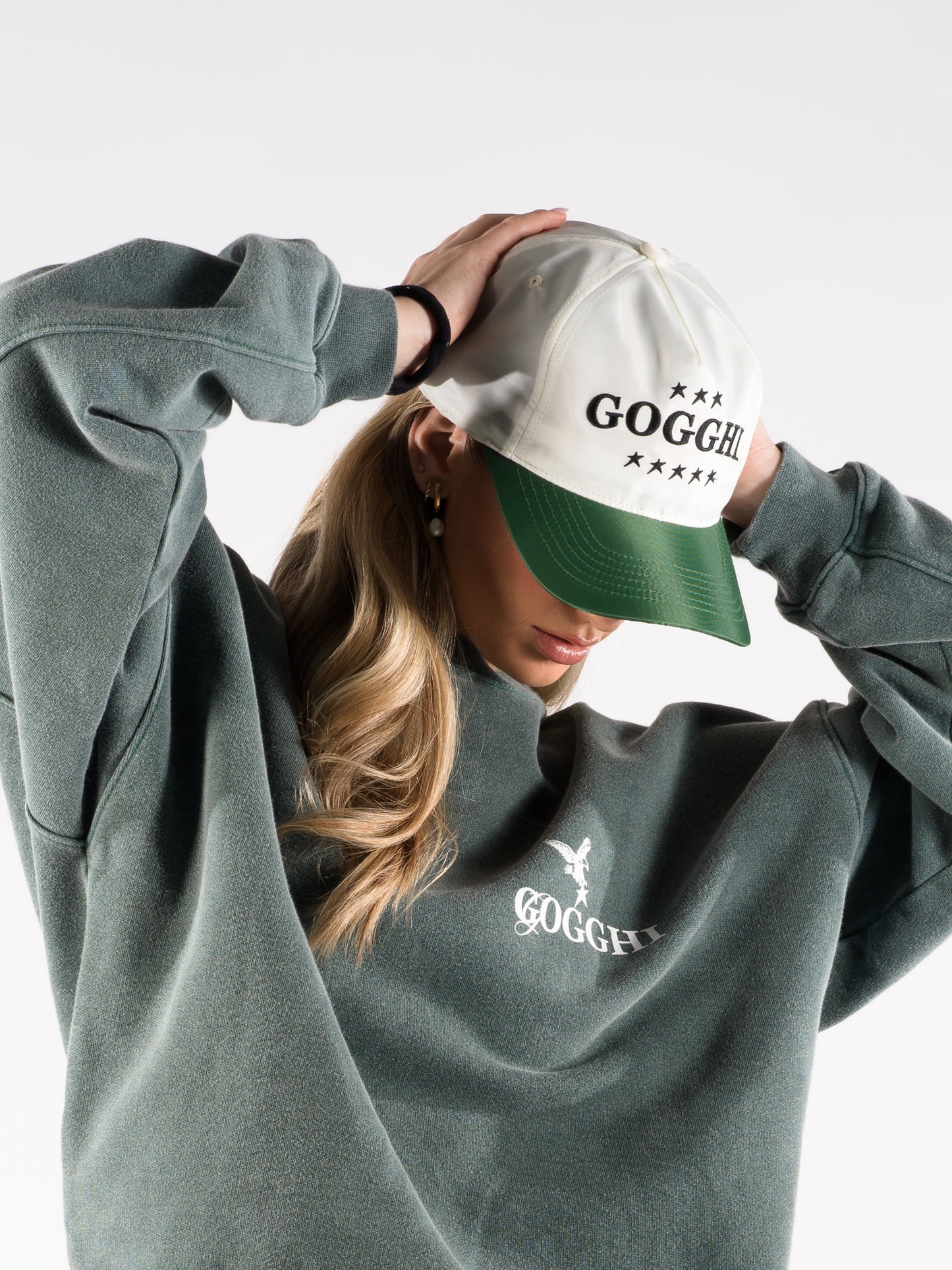 Star Baseball Cap Green