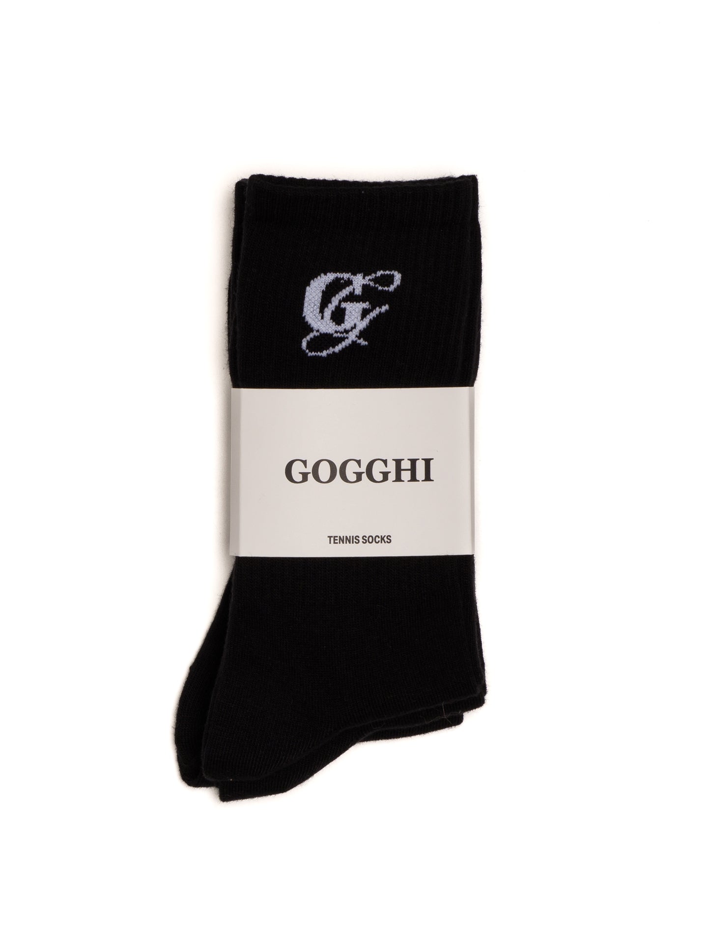 Signature Tennis Socks Black