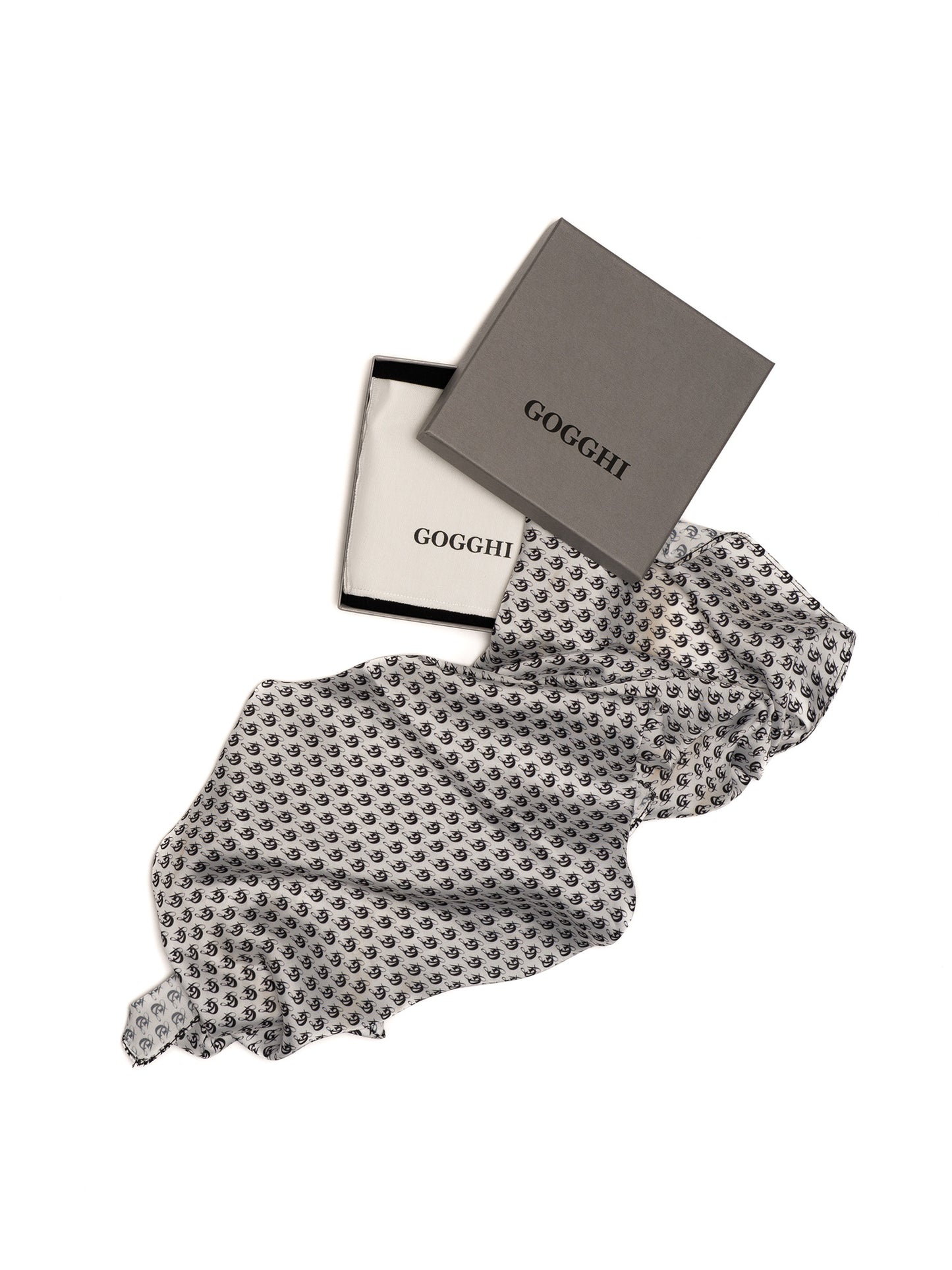 Signature Scarf White