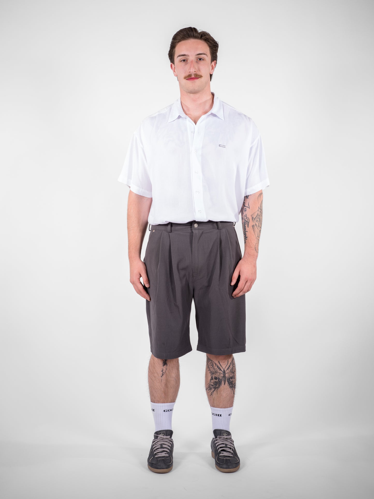 Double Pleated Shorts