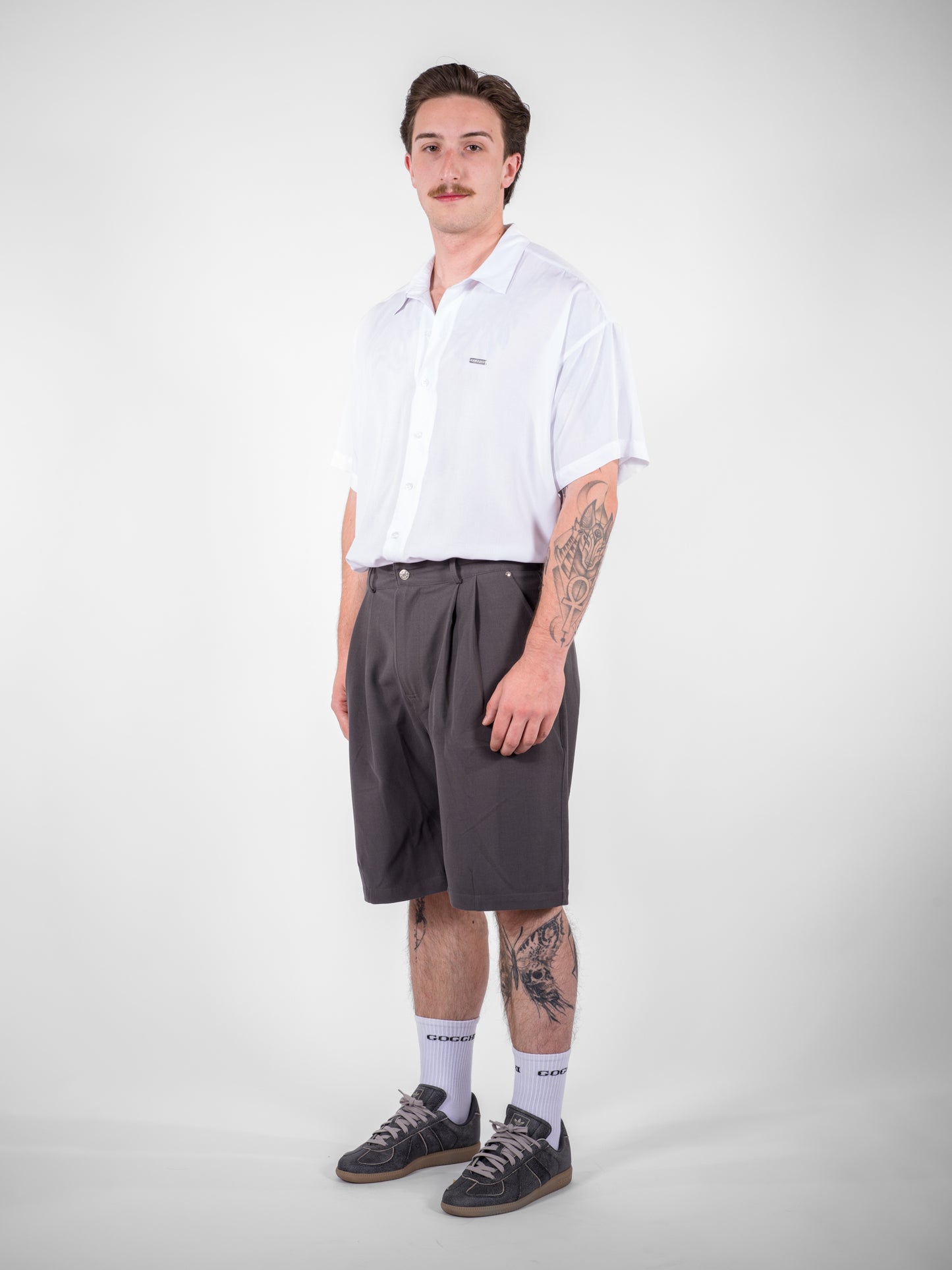Double Pleated Shorts