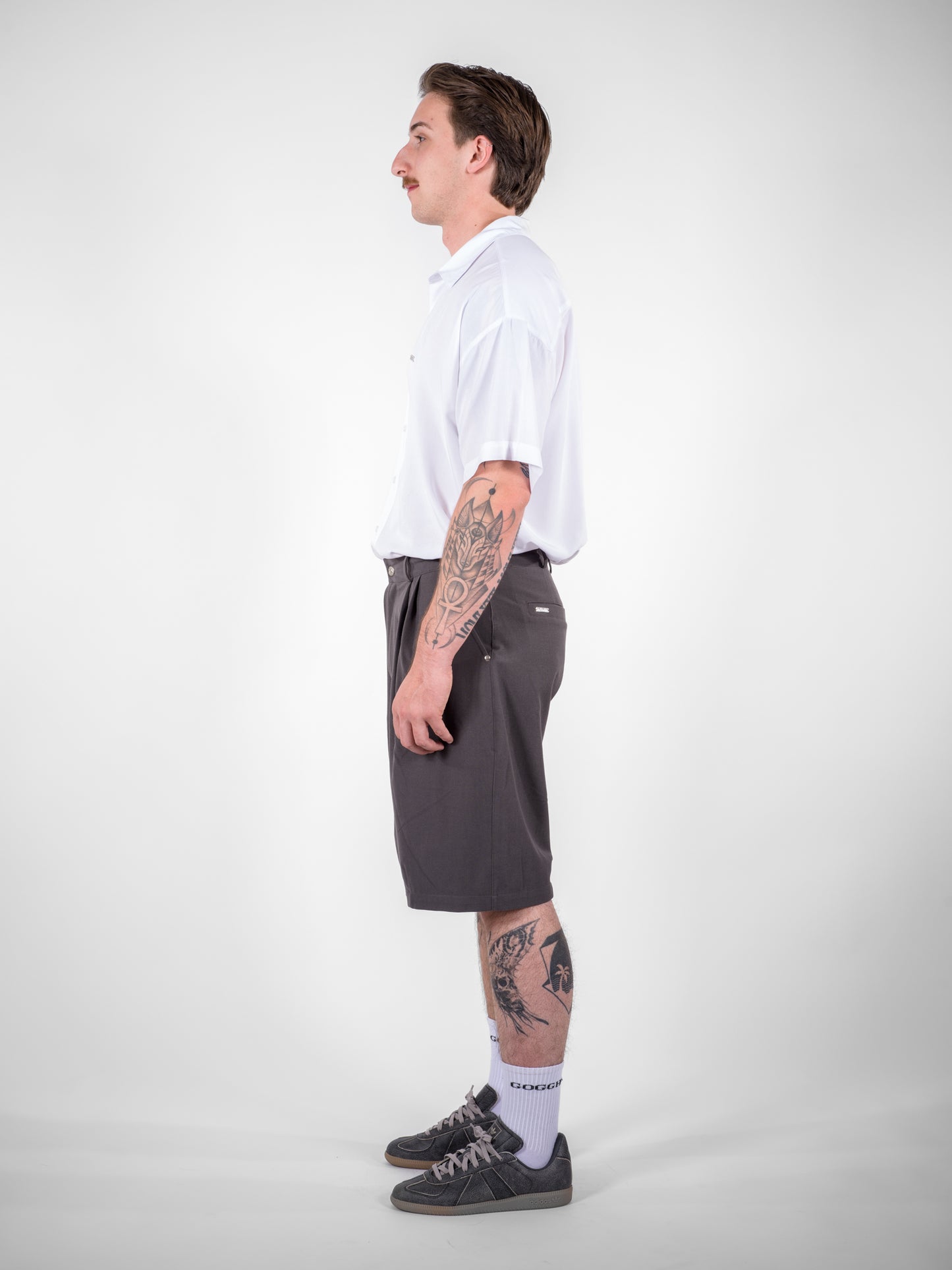 Double Pleated Shorts