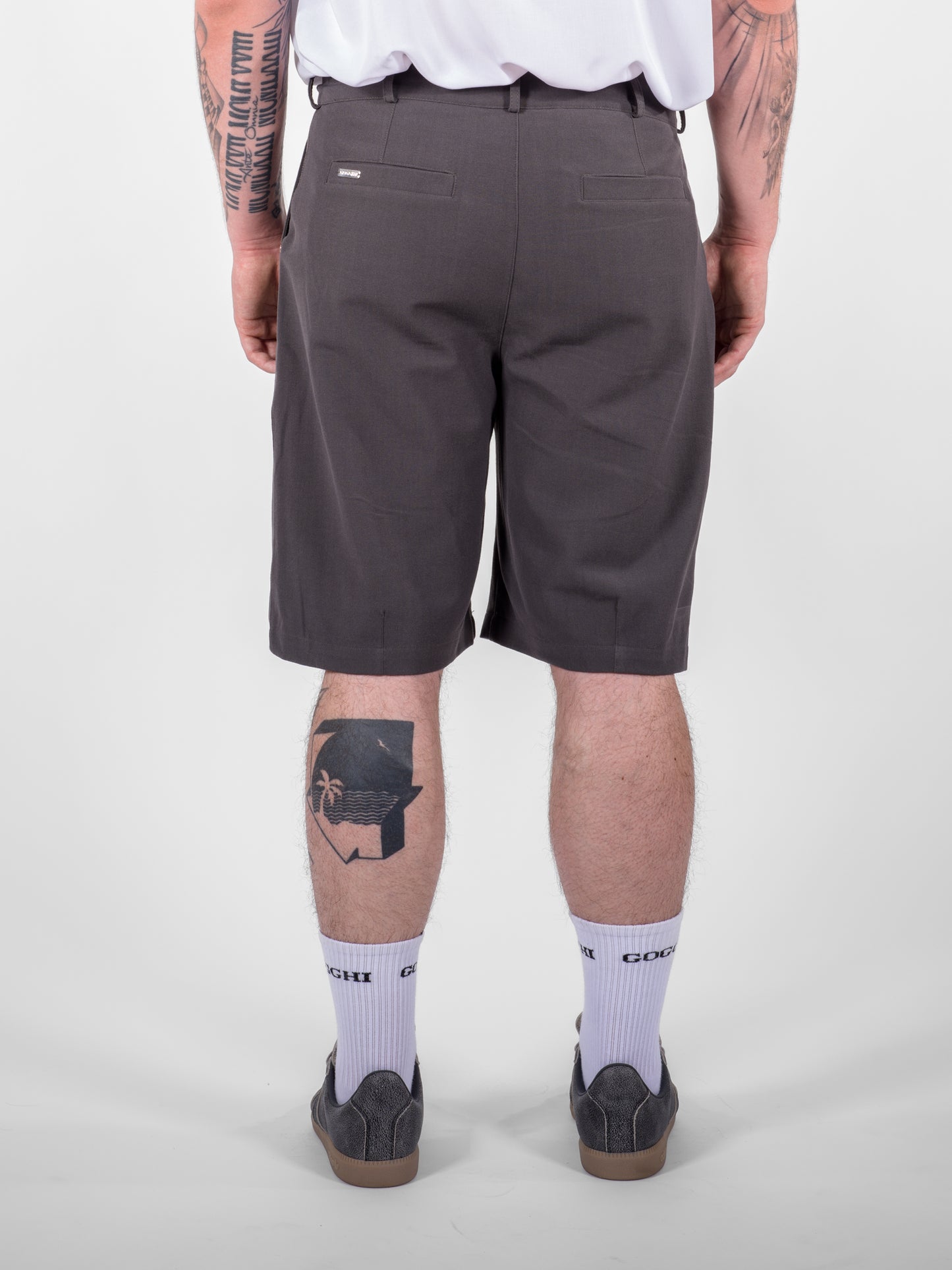 Double Pleated Shorts