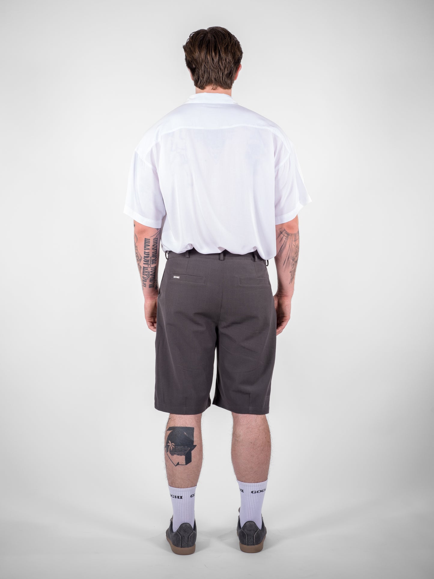 Double Pleated Shorts
