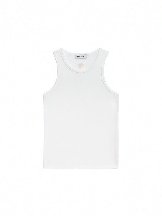 Rib Tanktop Off White
