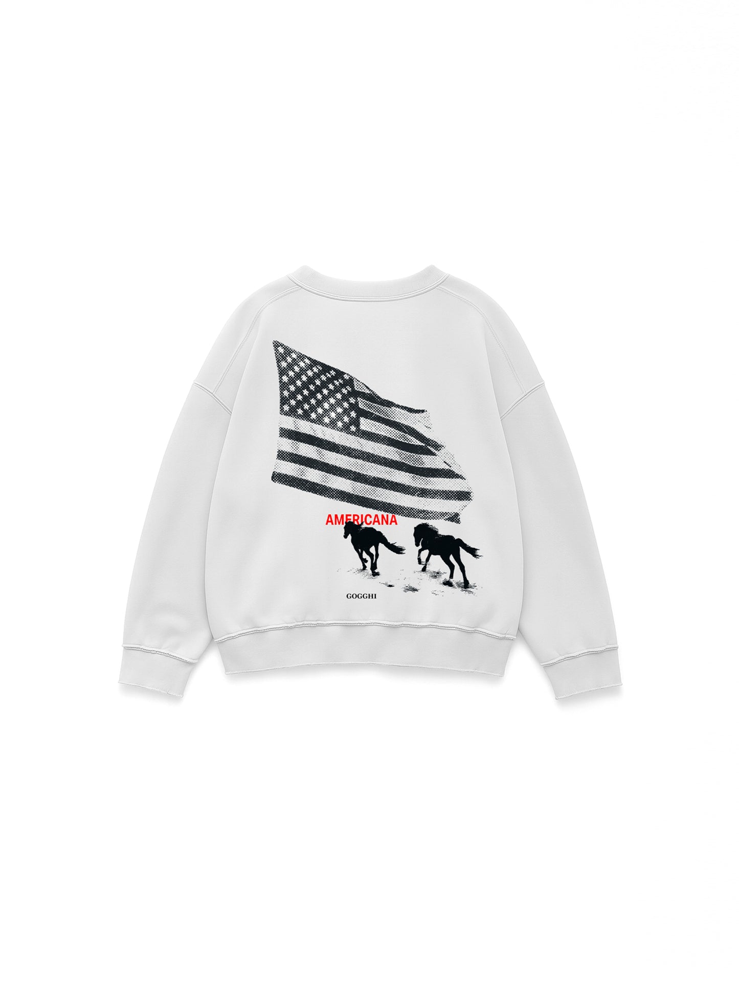 Americana Sweatshirt White