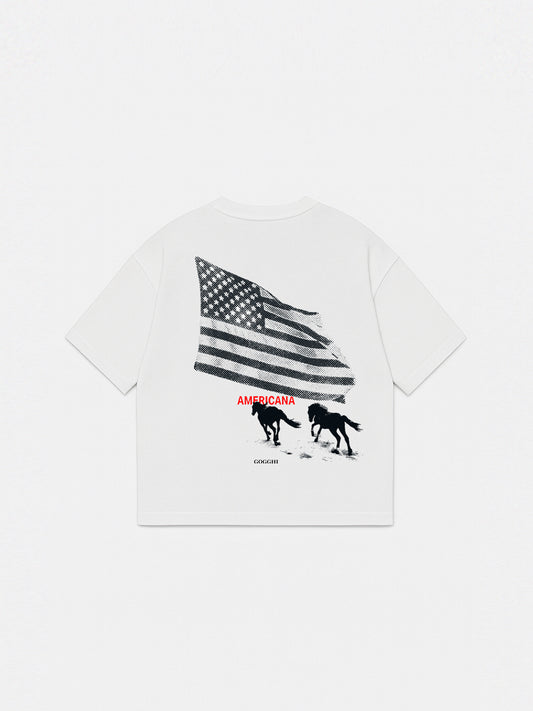 Americana T-Shirt White