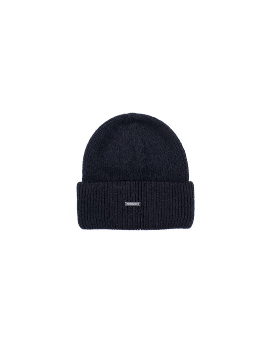 Angora Beanie Black