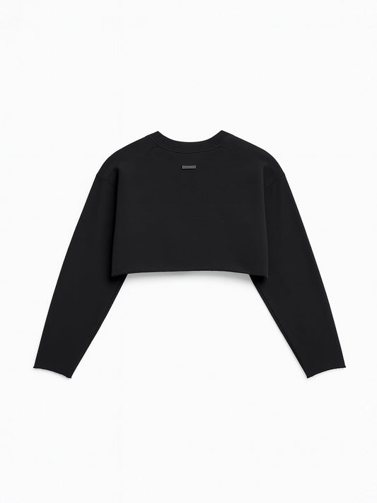 Crop Long Sleeve Black