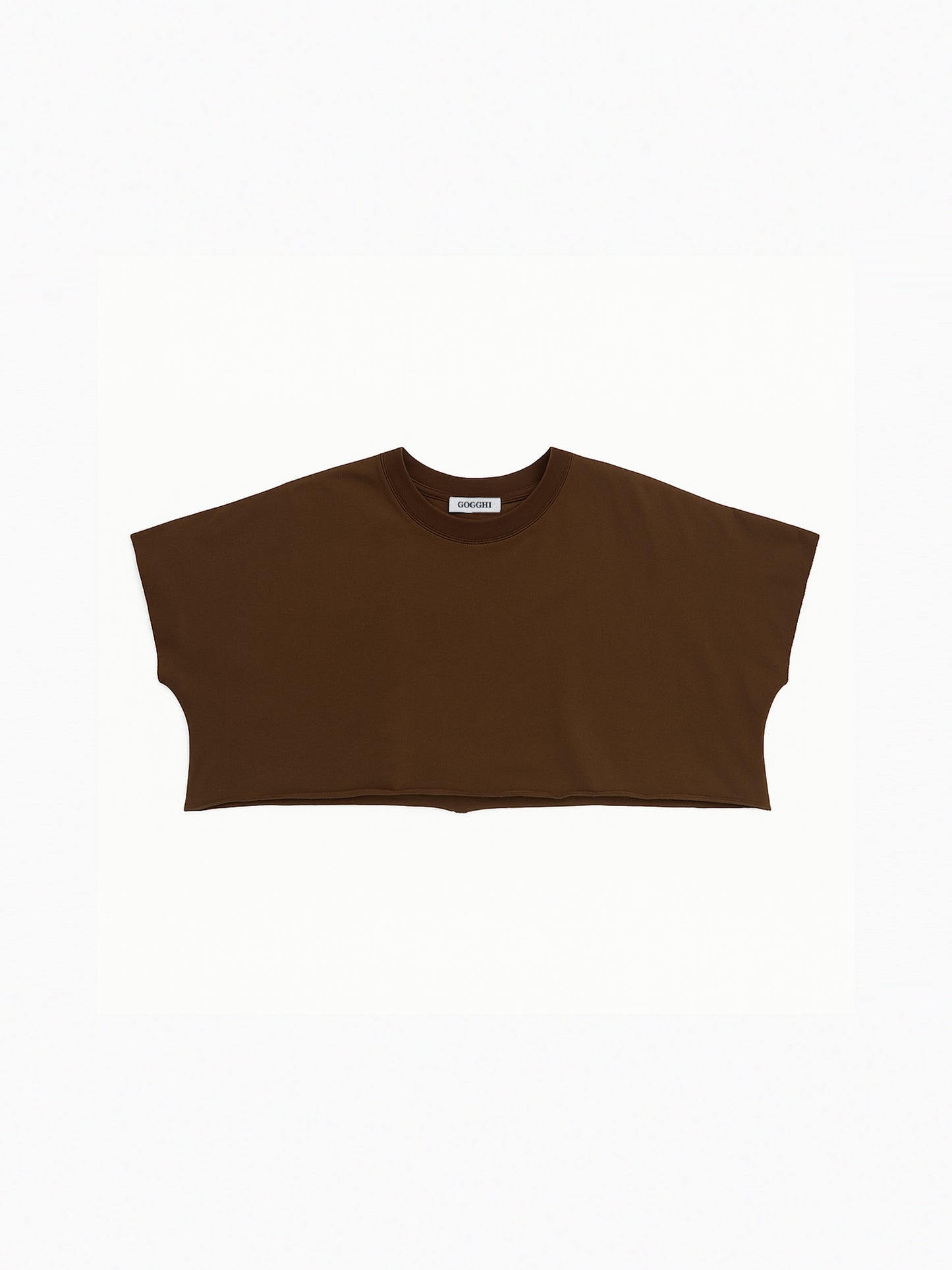 Crop T-Shirt Brown