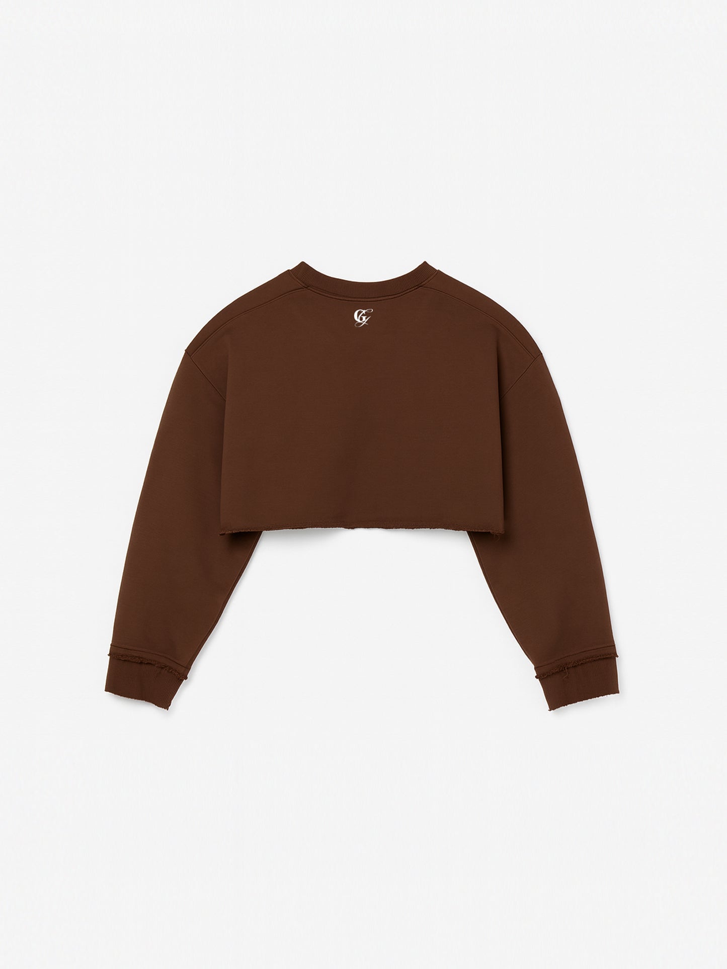 Ultra Crop Sweatshirt Brown