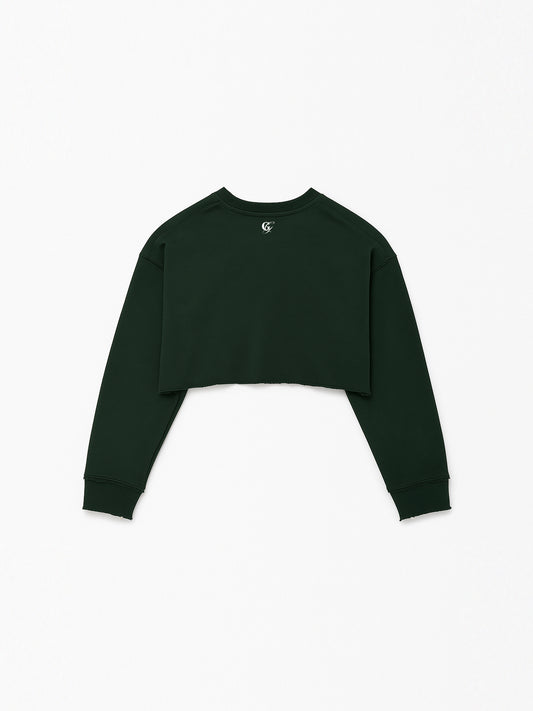 Ultra Crop Sweatshirt Green