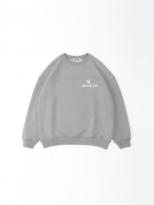 Sweatshirt Eagle Logo Grey