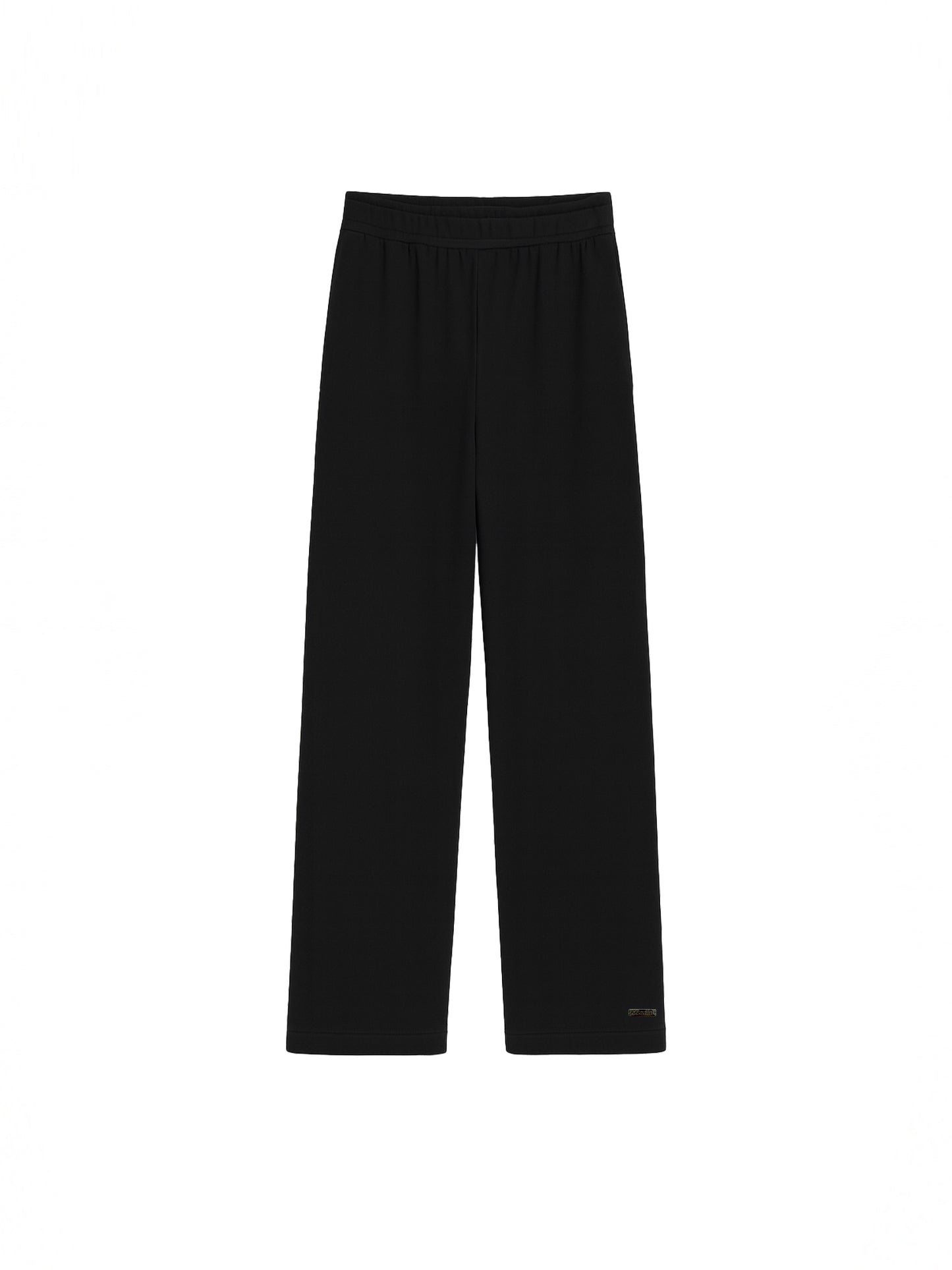 Fine Knit Sweater & Pants Set Black