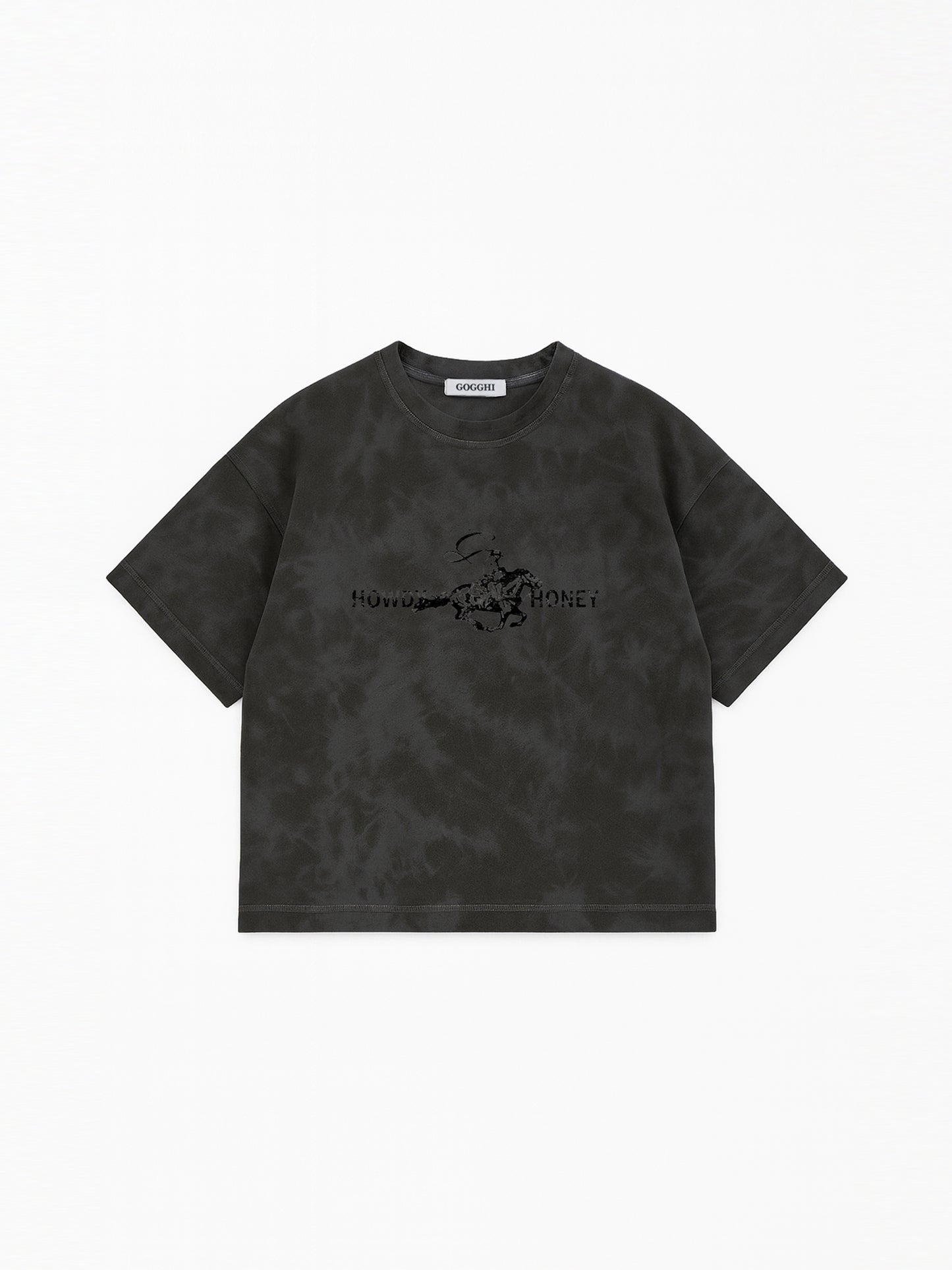 T-Shirt Howdy Honey Vintage Black