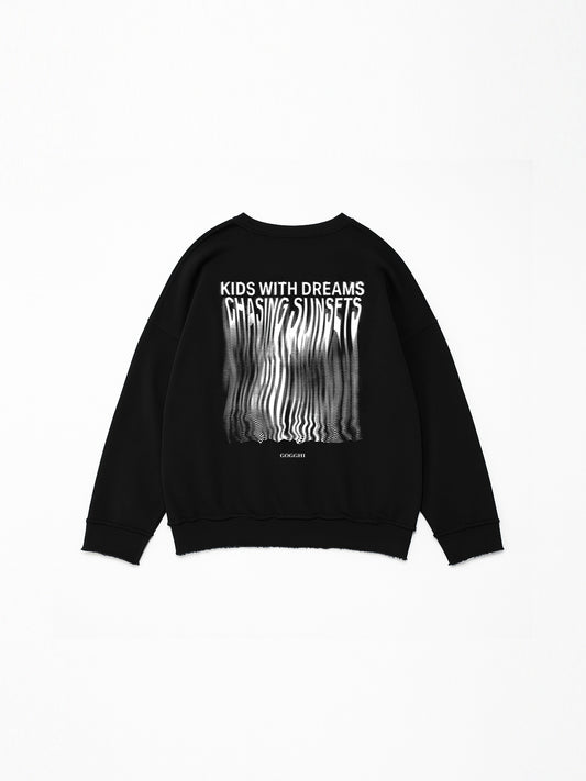 Kids With Dreams Sweatshirt Black