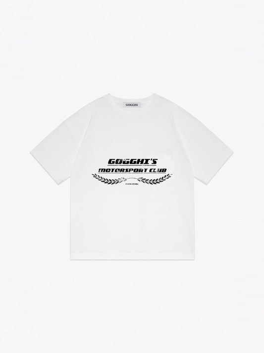 Motorsport Club T-Shirt White