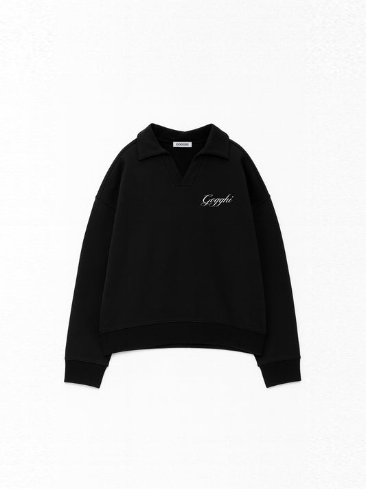 Polo Sweat Black