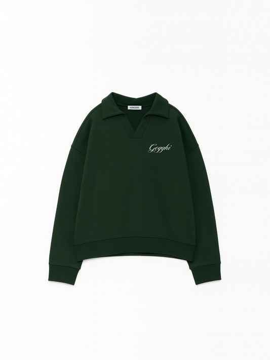 Polo Sweat Green