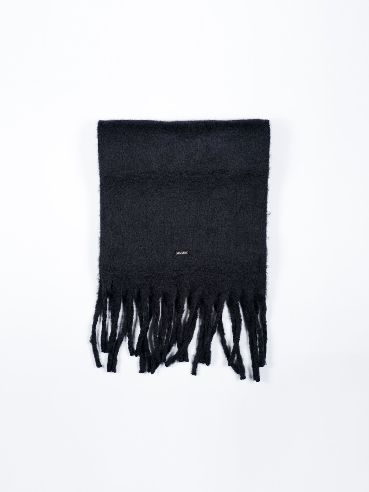 Mohair Scarf Black