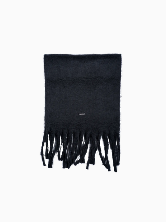 Mohair Scarf Black