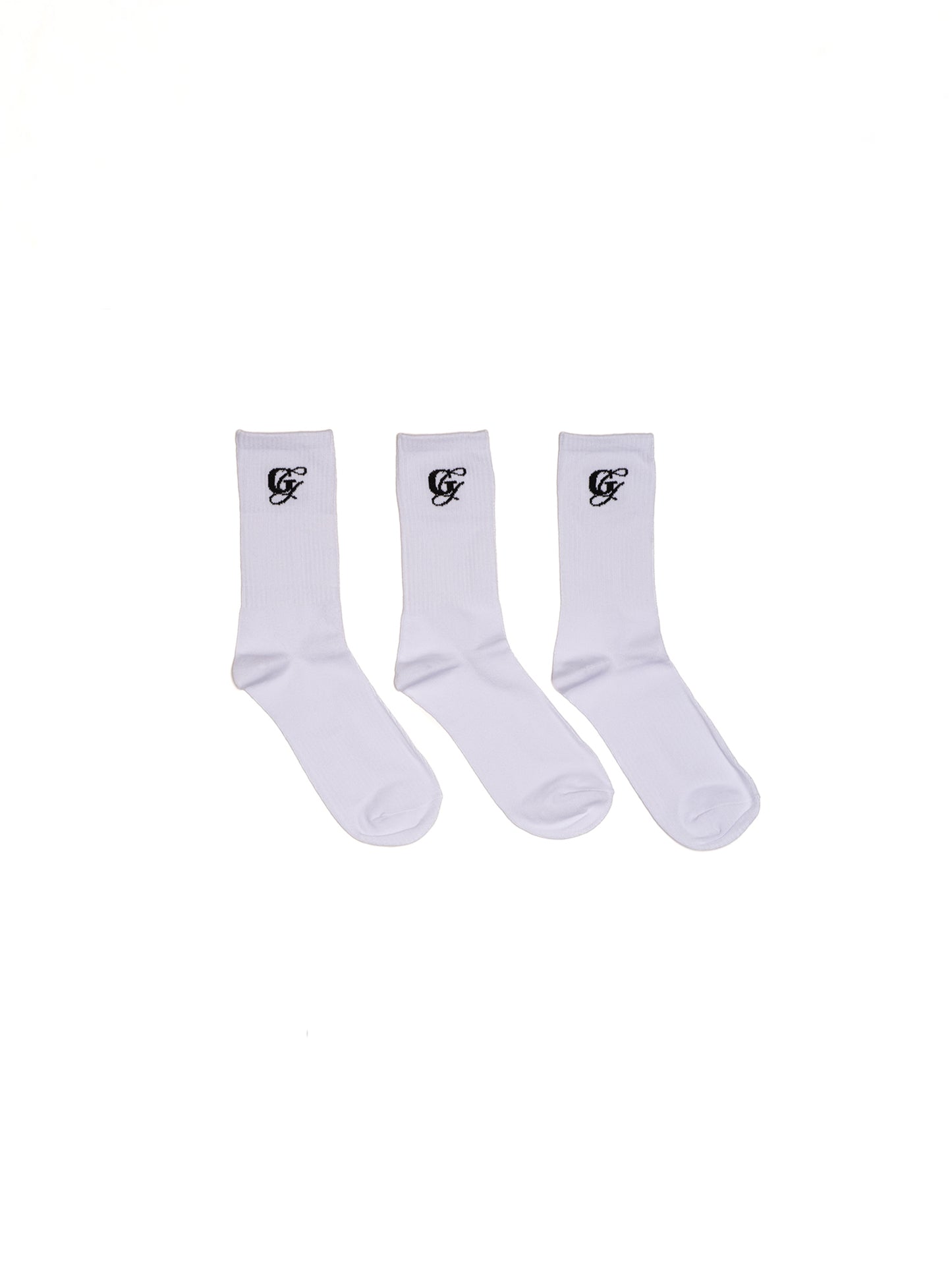 Signature Tennis Socks White