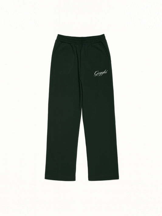 Straight Leg Sweatpants Green