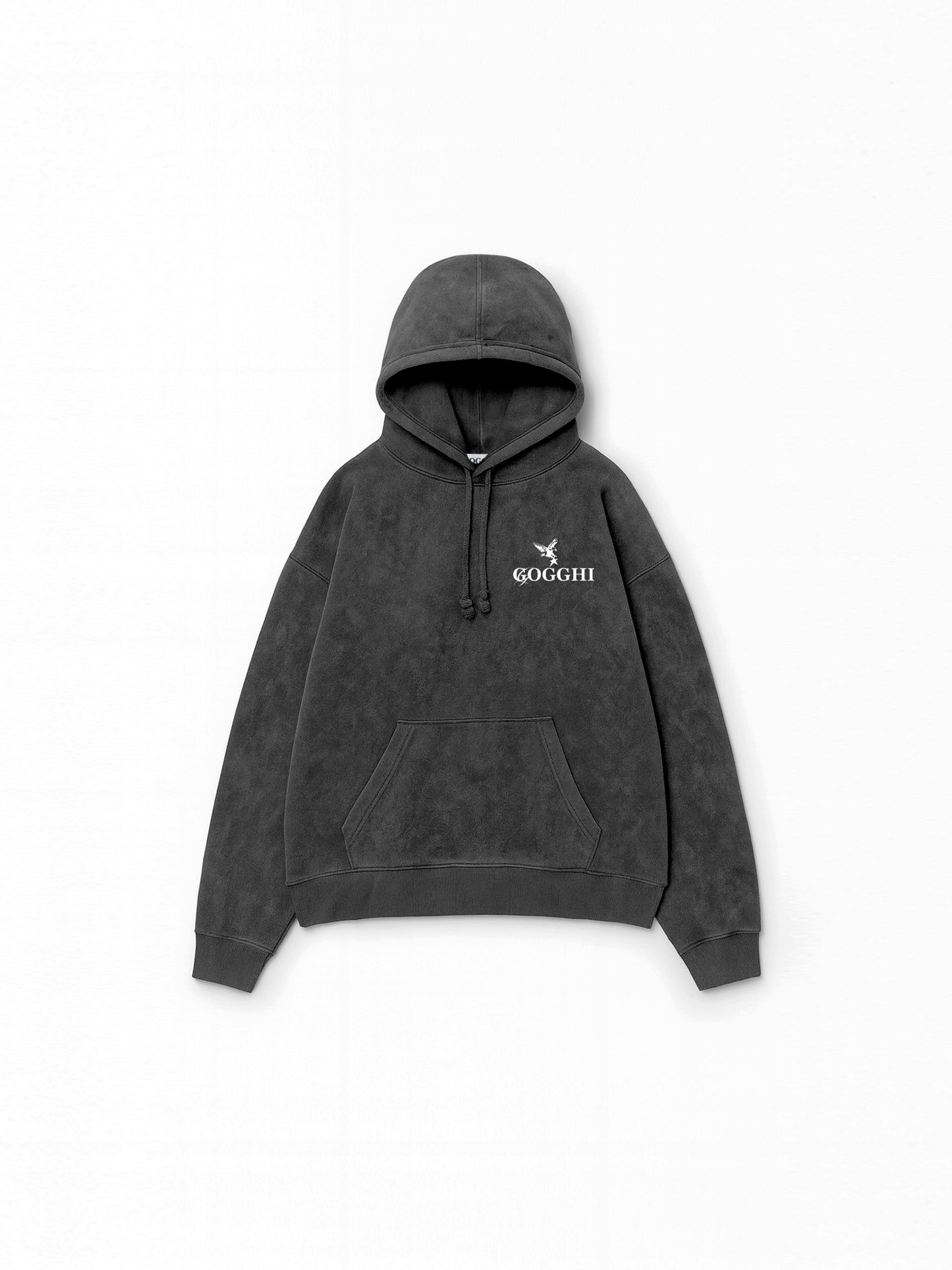 Hoodie Eagle Logo Vintage Black