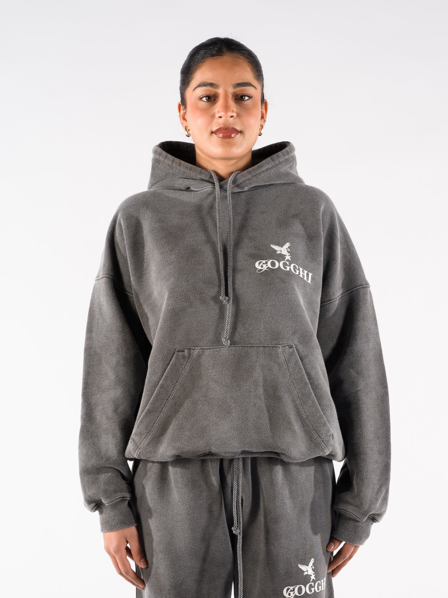 vintage black oversized hoodie