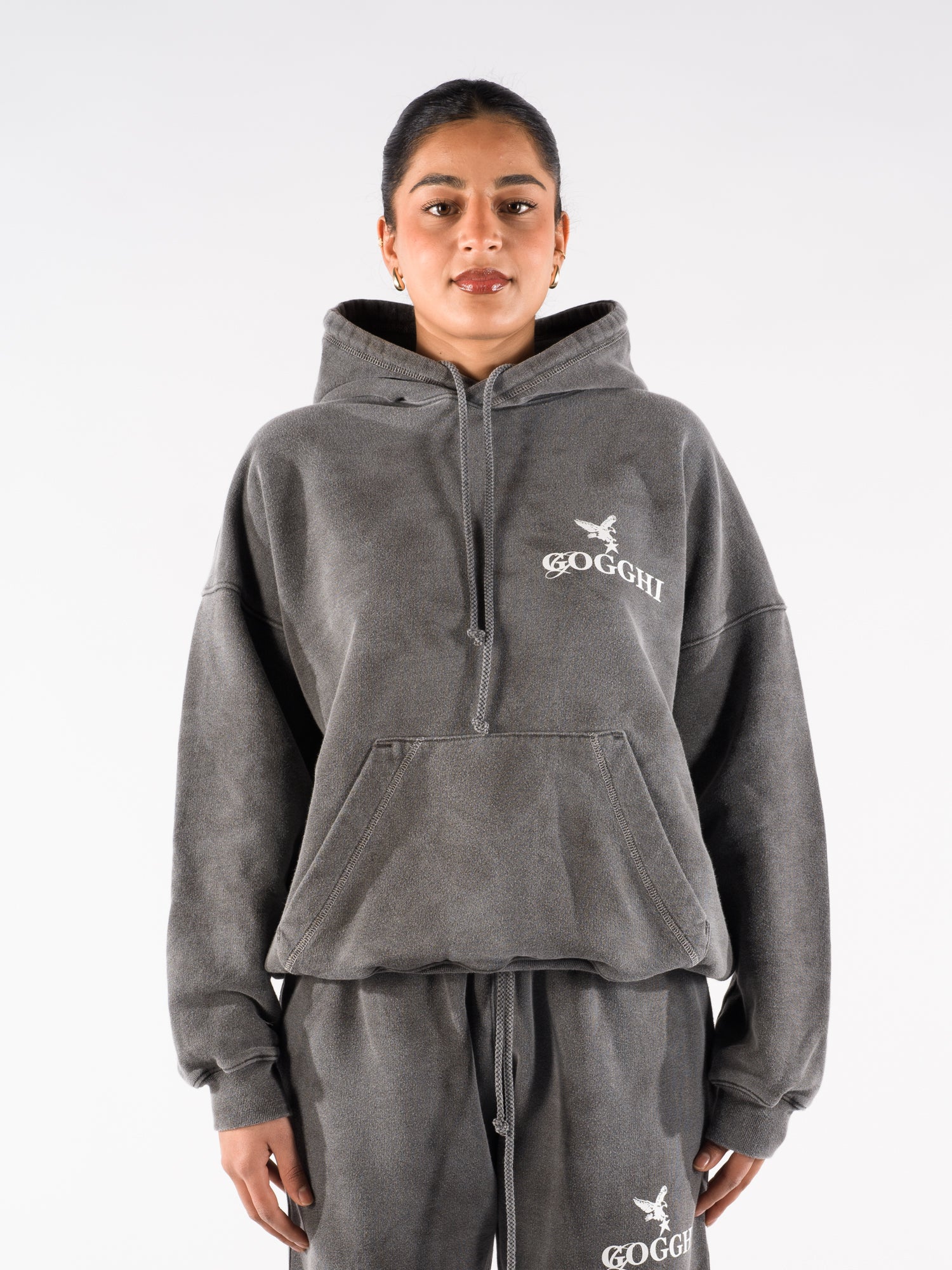 vintage black oversized hoodie