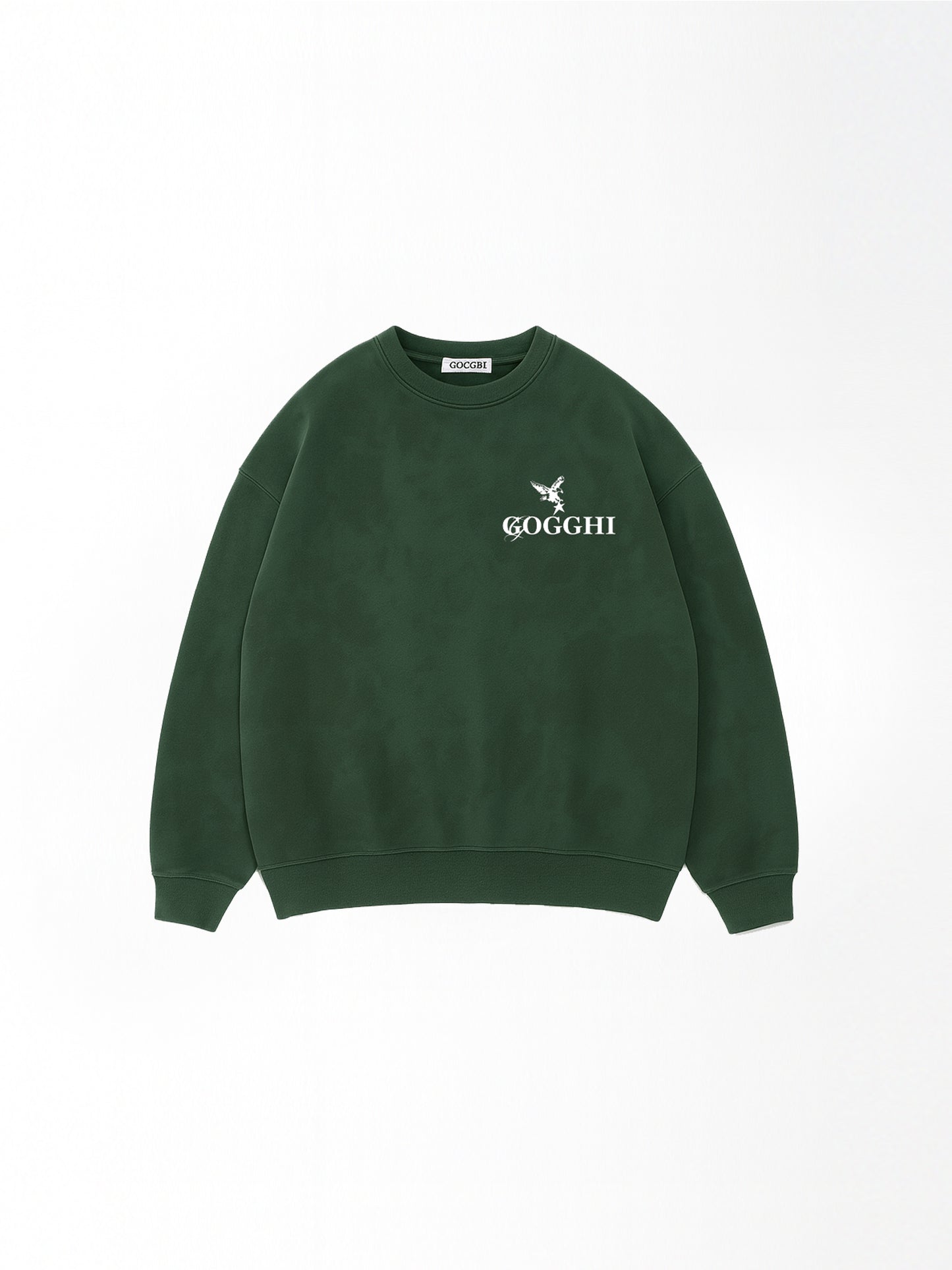 Sweatshirt Eagle Logo Vintage Green
